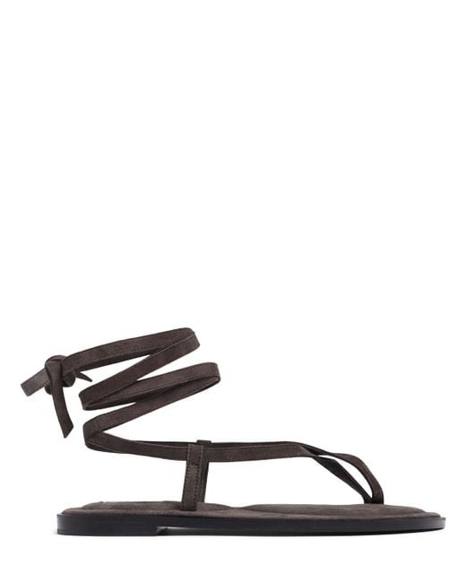 A.Emery Black 10mm Hohe Wildleder-sandaletten "elliot"