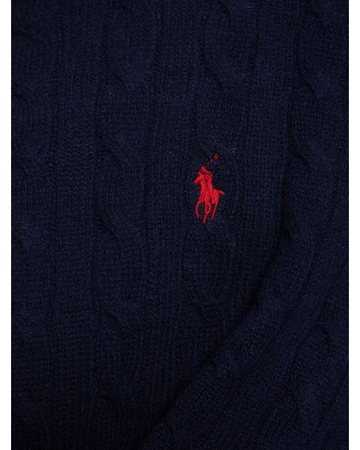 Polo Ralph Lauren Strickpullover Aus Wollmischgewebe in Blue für Herren