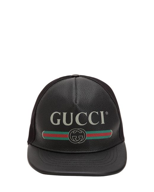 mens black gucci cap