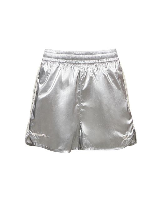 Adidas Originals Gray Wales Bonner Metallic Shorts