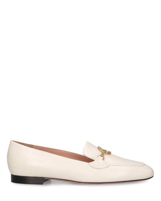 Bally Natural 10Mm Obrien Leather Loafers