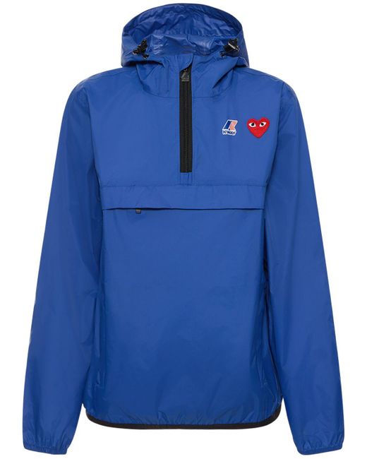 Veste demi zipp en nylon k way COMME DES GAR ONS PLAY en
