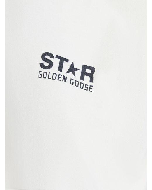 Golden Goose Deluxe Brand Star コットンスリムtシャツ White