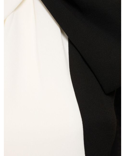 Robe longue à design asymétrique Roland Mouret en coloris White