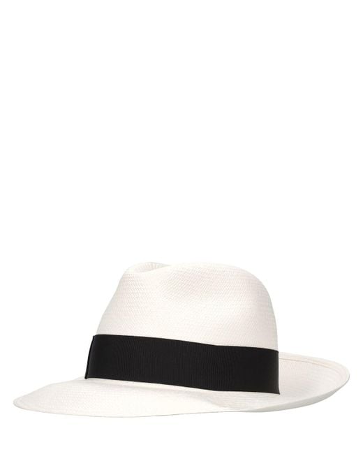 Borsalino White Giulietta Fine Panama Hat