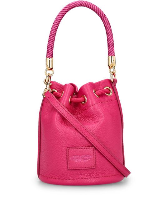 Marc Jacobs The Mini レザーバケットバッグ Pink