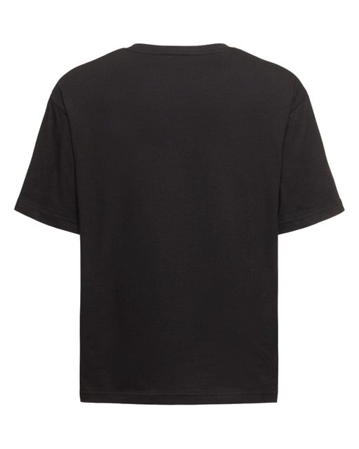 Kiton Black Logo Cotton T-shirt for men