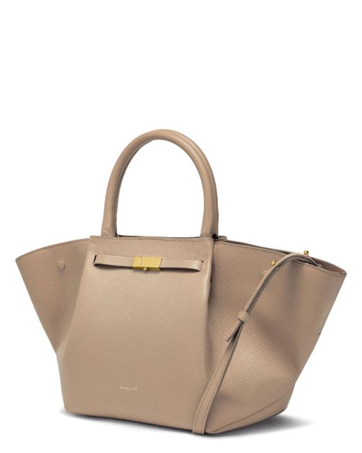 DeMellier London The Midi New York グレインレザーバッグ Natural