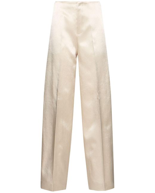 Philosophy Di Lorenzo Serafini Natural Duchesse Wide Leg Pants