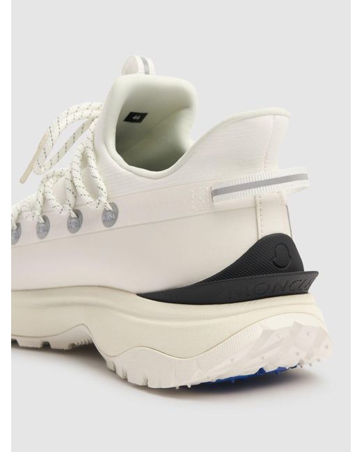 Moncler 4cm Hohe Technostoff Sneakers "trailgrip Lite 2" in White für Herren