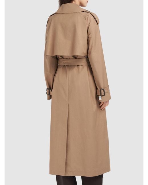 Max Mara Otello ツイルトレンチコート Natural