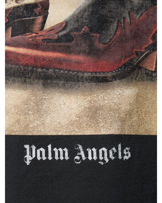 Palm Angels T-shirt Aus Baumwolle Mit Logo "dice Game" in Black für Herren