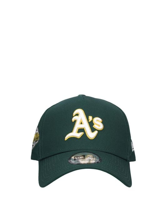 KTZ Green Oakland Athletics 9forty A-frame Cap for men