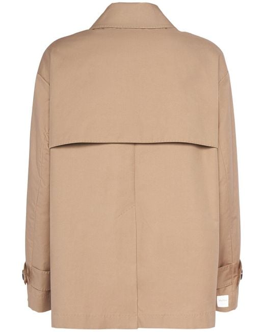 Max Mara Zeno ツイルトレンチコート Natural