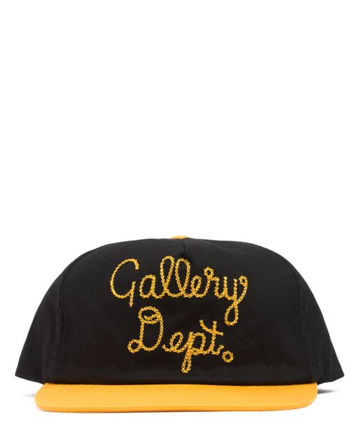 GALLERY DEPT. Black Collector Canvas Cap for men