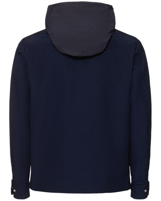 メンズ Moncler Noues テックフィールドジャケット Blue