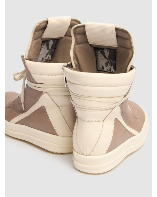 メンズ Rick Owens Geobasket ハイトップスニーカー Natural