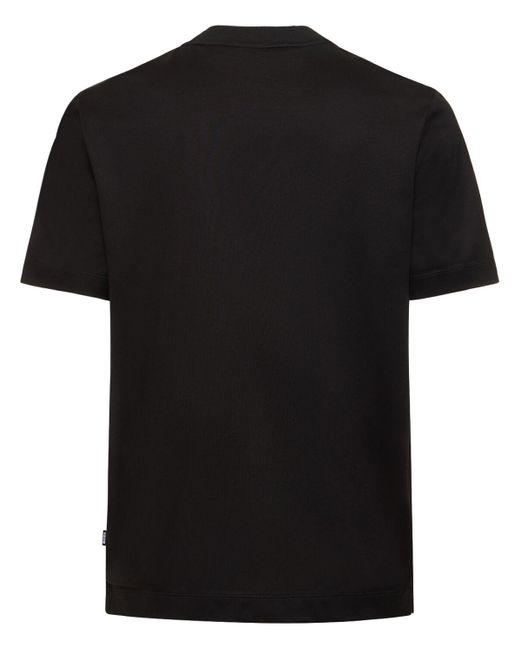T-shirt tiburt 423 in cotone di Boss in Black da Uomo