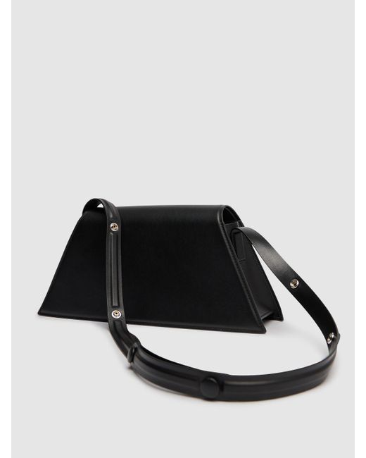 Marni Black Medium Schultertasche Aus Leder