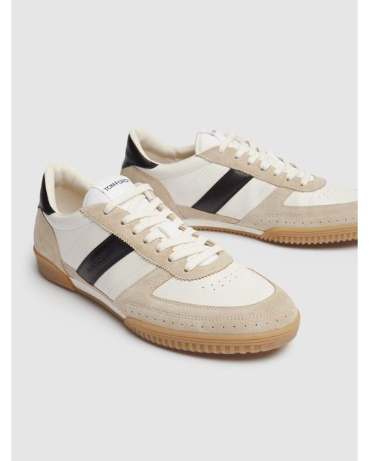 Tom Ford White Terence Low Top Sneakers for men