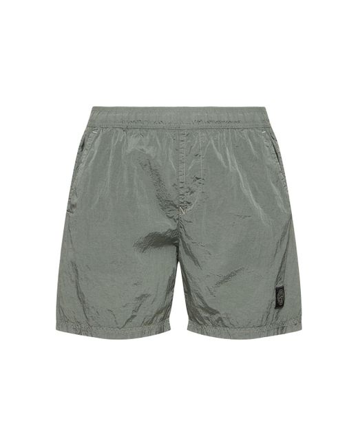 Stone Island Herren Shorts Mit Logopatch in Gray für Herren