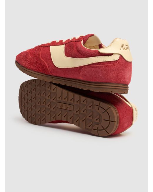 Autry Red Windspin Low Sneakers for men