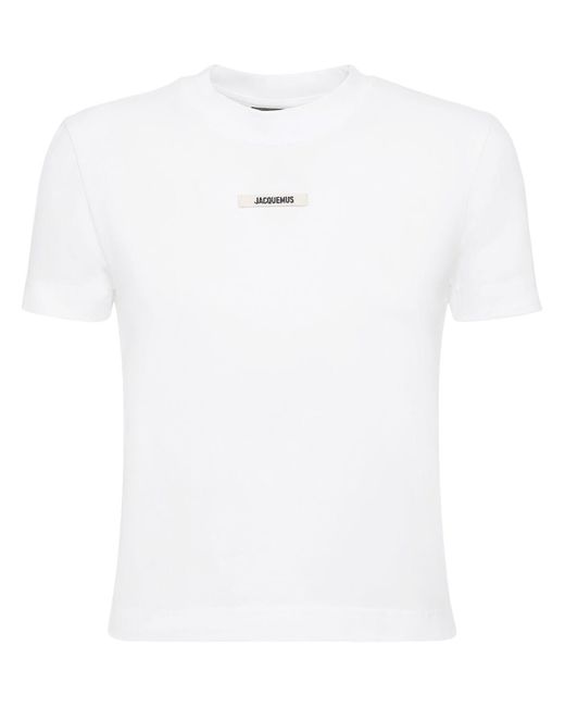 Tops > t-shirts Jacquemus en coloris White