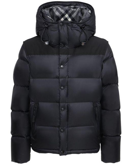 Burberry Synthetic Men's Lockwell Quilted Puffer Jacket W/ Signature ...