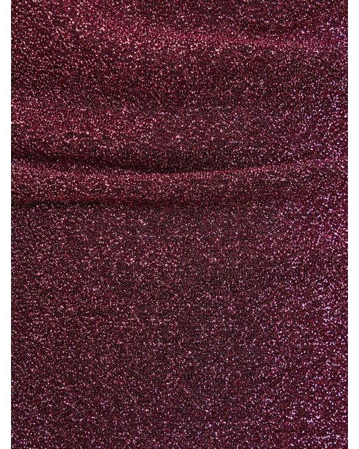Oseree Purple Badeanzug Aus Lurex "lumière"