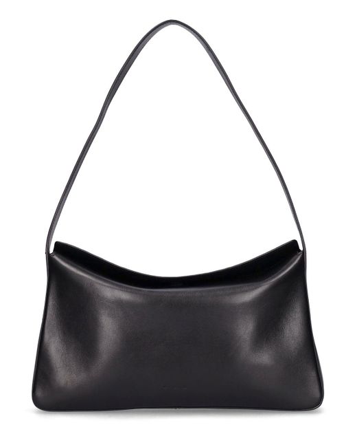Aesther Ekme Black Soft Smooth Leather Shoulder Bag