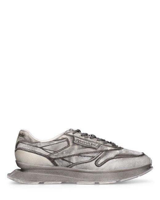 Reebok Gray Sneakers Classic Leather Ltd Gravel for men