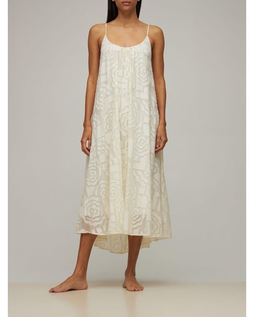Nuisette Midi En Coton Et Soie Naturelle Eres en coloris Neutre Lyst