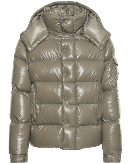 Moncler Synthetic Maya 70 Down Jacket in Gray for Men | Lyst