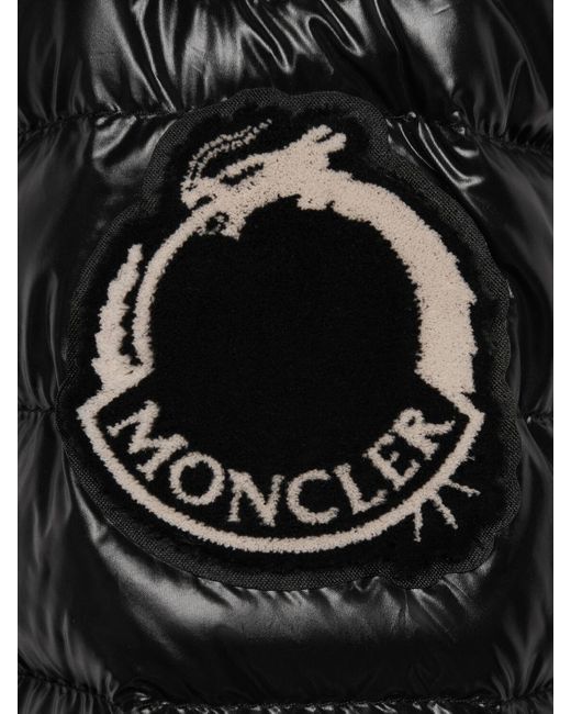 Moncler Black Cny Bixi Nylon Laquè Down Jacket