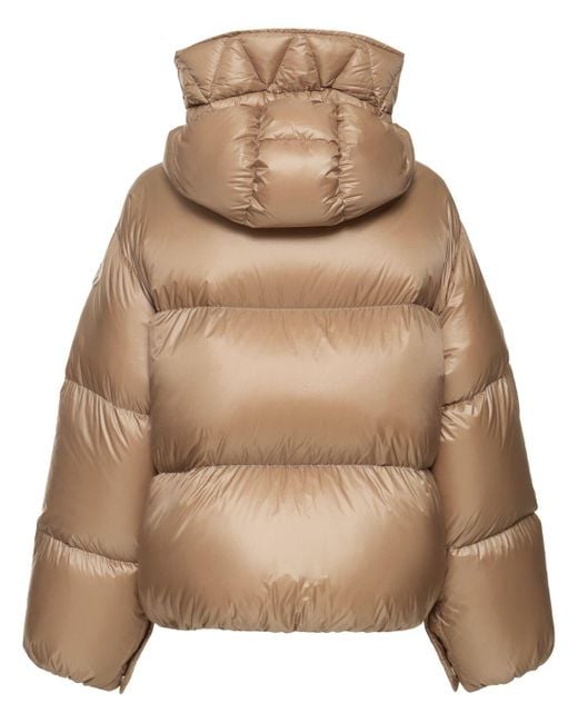 Moncler Brown Borey 2-in-1 Nylon Down Jacket