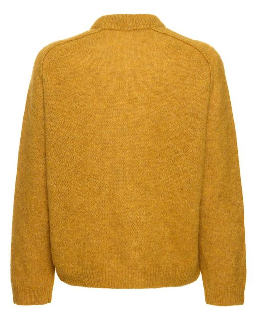 A.P.C. Yellow Blend Knit Sweater for men