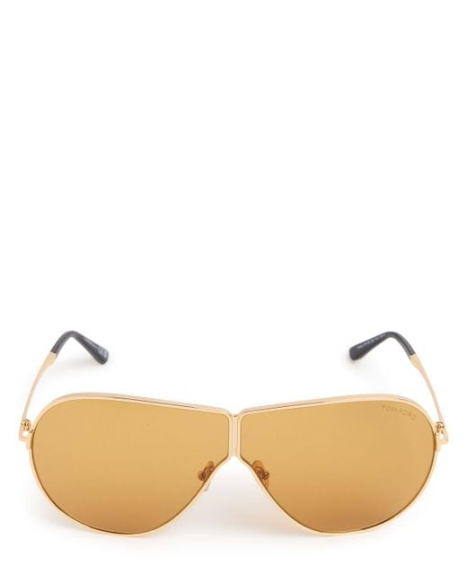 Tom Ford Natural Keating Metal Sunglasses