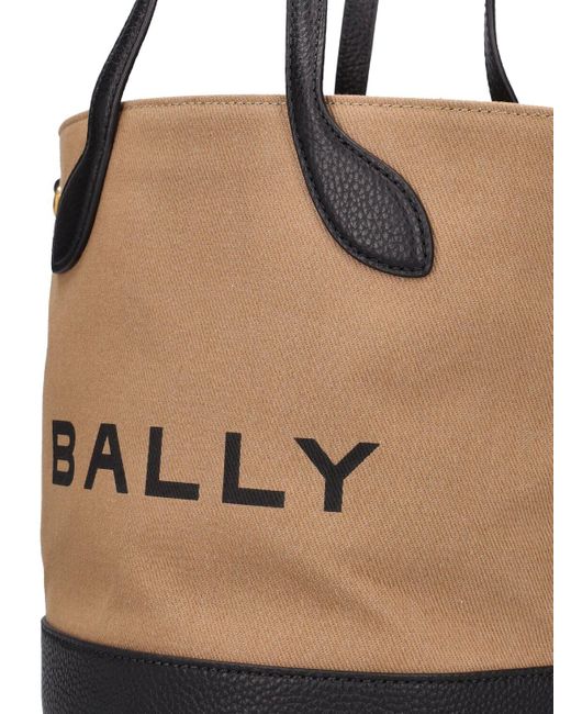 Bally Natural Bar 8 Hours Organic Cotton Bucket Bag