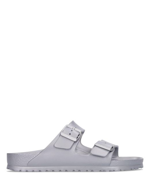 Birkenstock Rubber Arizona Eva Sandals in Silver (Metallic) Lyst