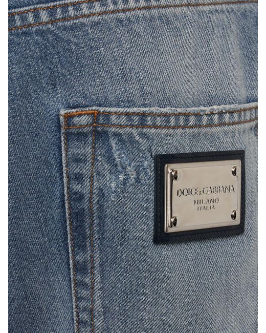 Dolce & Gabbana Jeans Aus Denim Mit Rissen in Blue für Herren