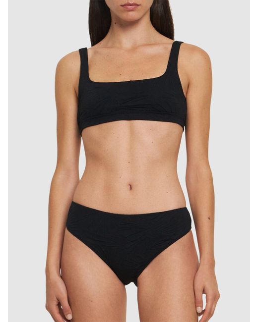 Loulou de Saison Black Hephaistos Bikini Top