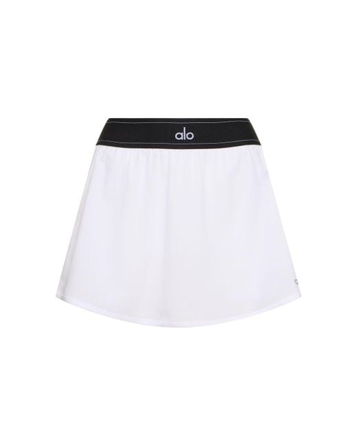 Falda de tenis Alo Yoga de color White