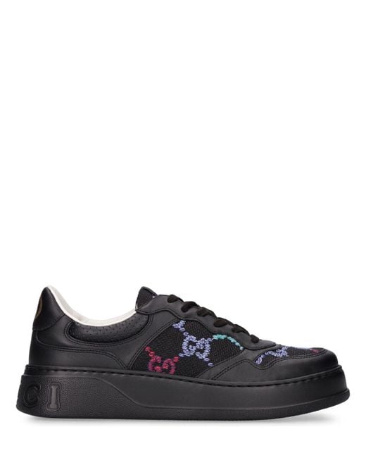 Sneakers chunky b de piel Gucci de hombre de color Black