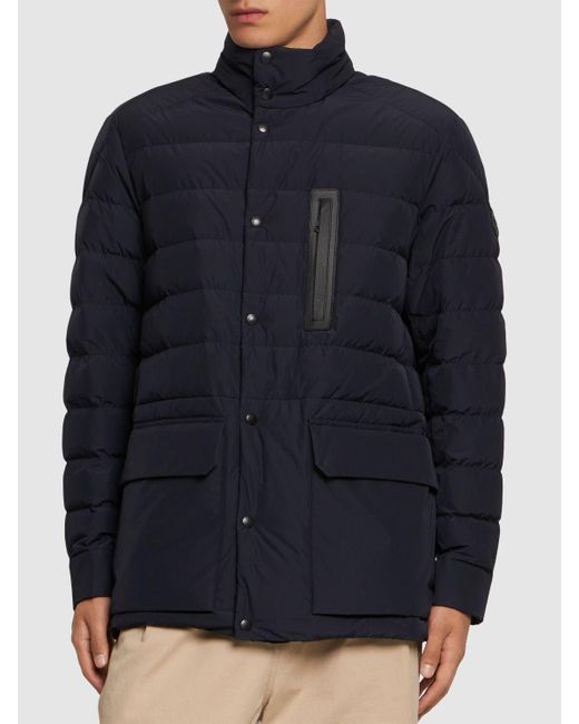 メンズ Moncler Arpettaz テックダウンジャケット Blue