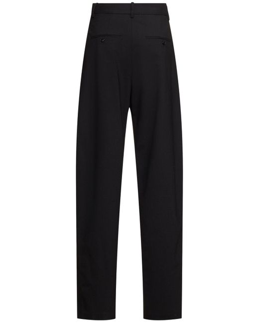 Pantalones de lana stretch Isabel Marant de color Black