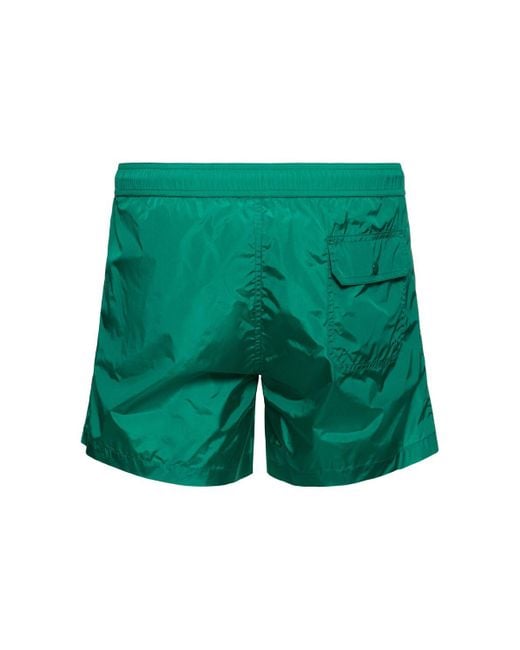 Short de bain en nylon à logo Moncler pour homme en coloris Green