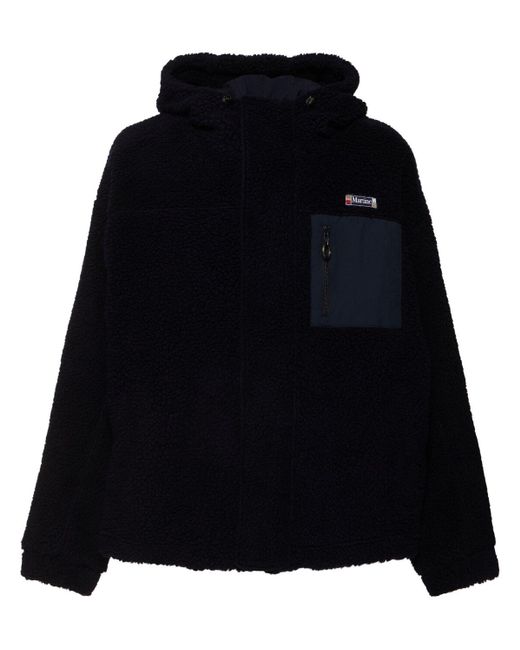 メンズ Martine Rose オーバーサイズフリースジャケット Black