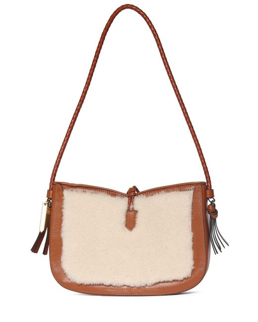 Isabel Marant Pink Vigo Leather Shoulder Bag