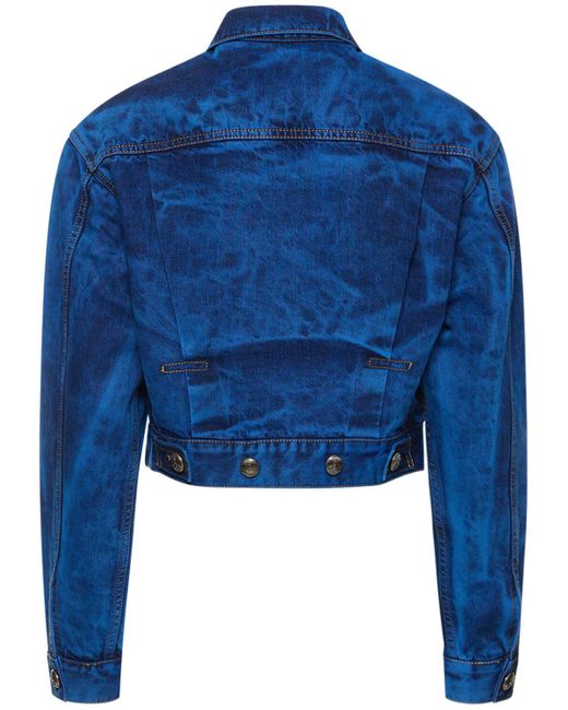 Chaqueta corta de cambray Vivienne Westwood de color Blue