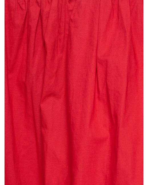 Posse Sylvie コットンスカート Red